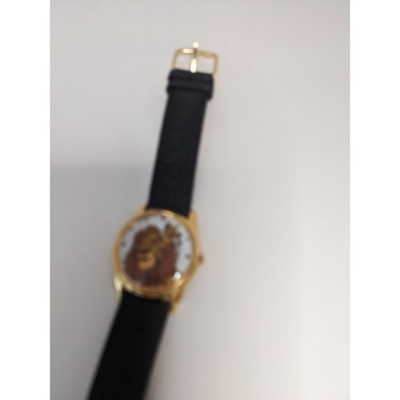 Disney Lion King Watch with Black Leather Band - Picture 6 of 7